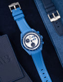 MoonSwatch Mission to the Super Blue Moon Phase (Rubber Strap) - OM Luxury
